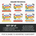 back to school social event invitation pto pta church